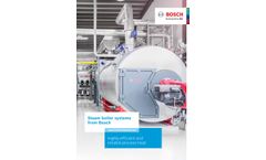 Steam boiler systems from Bosch - Highly efficient and reliable process heat