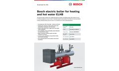 Bosch electric boiler for heating and hot water ELHB