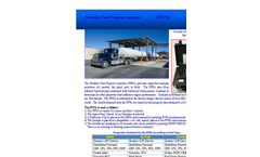 Real-Time - Portable Fuel Property Analyzer (PFPA) - Brochure