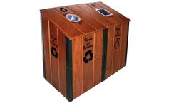 Model The Heritage Series - WSC01-MCBTR - Wood Recycling Bins