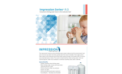 Water-Right - Model Impression Series - Reverse Osmosis Drinking Water System - Brochure