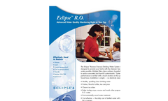 Eclipse - R.O Drinking Water Filtration Systems - Brochure
