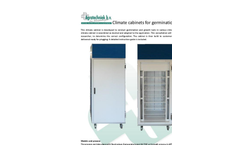 Agratechniek - Climate Cabinets for Germinations Tests - Brochure