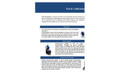 Test & Calibration Instruments - Brochure