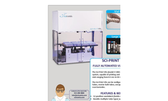 Scinomix - Model Sci-Print VXL - Fully Automated Tube Labeling System - Brochure