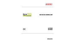 ARAG - Model IBX100 - Sprayer Electronic Control Unit - Manual