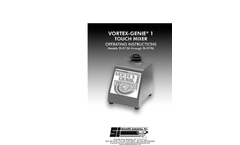 Vortex-Genie - Model 1 - Touch Mixer Brochure