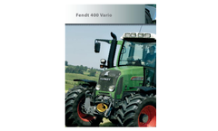 Fendt - 400 Vario - Tractor- Brochure