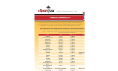 Chemical Compatibility Information - Technical Specifications
