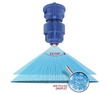 TurboDrop - Model HiSpeed Standard - Asymmetric High Pressure Double Flat Fan Venturi Nozzle