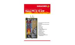 Hargassner - Model Nano- PK 6-15 kW - Pellet Boiler- Brochure