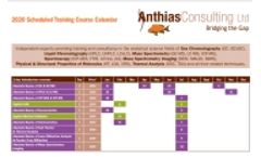 Latest analytical training calendar from Anthias Consulting - now available