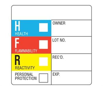 Model UPCR-30 - Chemical Hazard Information Labels