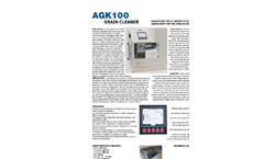 Agromatic - Model AGK100 - Lab Cerea Grain Cleaner Brochure