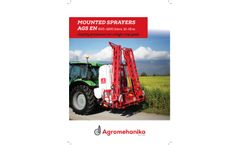 Agromehanika - Model AGS 1000-1200 EN H - Mounted Sprayer - Brochure