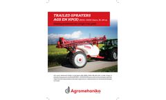 Agromehanika - Model 2500 - 3000 HP X - Trailed Sprayers - Brochure