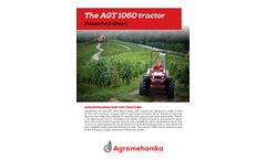 Agromehanika - Model AGT 1060 - Tractor - Brochure