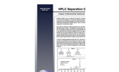 HPLC Separation guide - analysis of nitroaromatic explosives - applications note