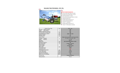 Model DTE-17KL - Walking Tractor - Datasheet