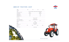 Model AMEC - DF - Wheeled Tractor - Datasheet