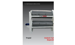 Model TRI.020 - Indent Cylinder Seed Separator Machine Brochure