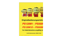 Model PS 120 M1 - Pneumatic Sowing Machines Brochure