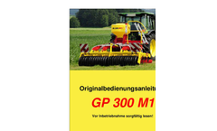 Model GP 300 M1 - Grassland Power Harrow Brochure
