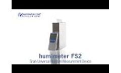humimeter FS2 Grain moisture meter Video