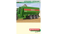 Bergmann - Model GTW 430 - Grain Transfer Trailer - Brochure