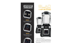 Waring - Model BB300 Blade Series 1 HP - Medium-Duty Blender - Datasheet