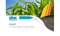Piadin - The Nitrogen Stabilizer for Organic Fertilisers - Brochure