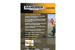 Danuser - Model J20/80 - PTO Auger Systems  Brochure