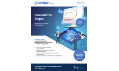 SIMBA#biogas - Version 5.0 - Simulator for Biogas Software - Brochure