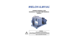 DuoSeal - Model 1405 - Vacuum Pumps Brochure