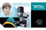 Alpha300 Access Micro-Raman: A New Point of Entry to WITec Technology - Video