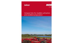 Joker - Model PT - Disc Harrows Brochure