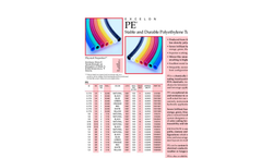 Excelon PE - Stable and Durable Polyethylene Tubing Datasheet