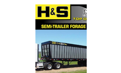 H&S - Model 36 and 40 Top Dog - Semi-Trailors Forage Box - Brochure
