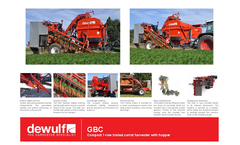 1-Row Trailed Carrot Harvester with Bunker-GBI Series