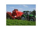 Dewulf - Model GBI Series - 1-Row Trailed Carrot Harvester with Bunker