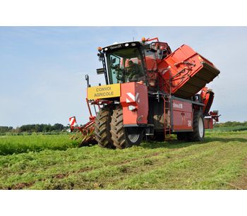 2-row top lifting harvester with bunker-1