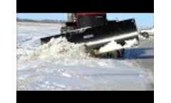 LEON Model 5000 Dozer Blade Pushing Snow -Video