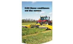 ELHO Arrow - Model 3200 - Trailed Mower Conditioners Brochure