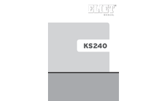 Eliet - Model KS 240 STD - Lawn Edgers Brochure