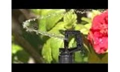 Antelco Rotor Rain Mini Irrigation Sprinkler Installation Video Video