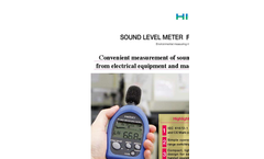 FT3432 - Sound Level Meter Datasheet