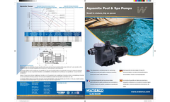 Waterco - Model BH 5000 - Flow Check Valves - Brochure