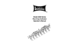 Landoll - Model 2000 Series - Row Crop Cultivator- Manual