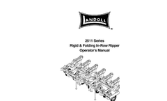 Landoll - Model 2511 Series - In-Row Ripper - Brochure