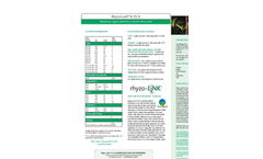 Nachurs Rhyzo-Link - Model 9-15-3 - Premium Liquid Starter & Foliar Fertilizer - Datasheet